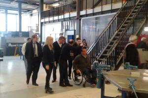 Visita al centro de capacitación de oficios. 